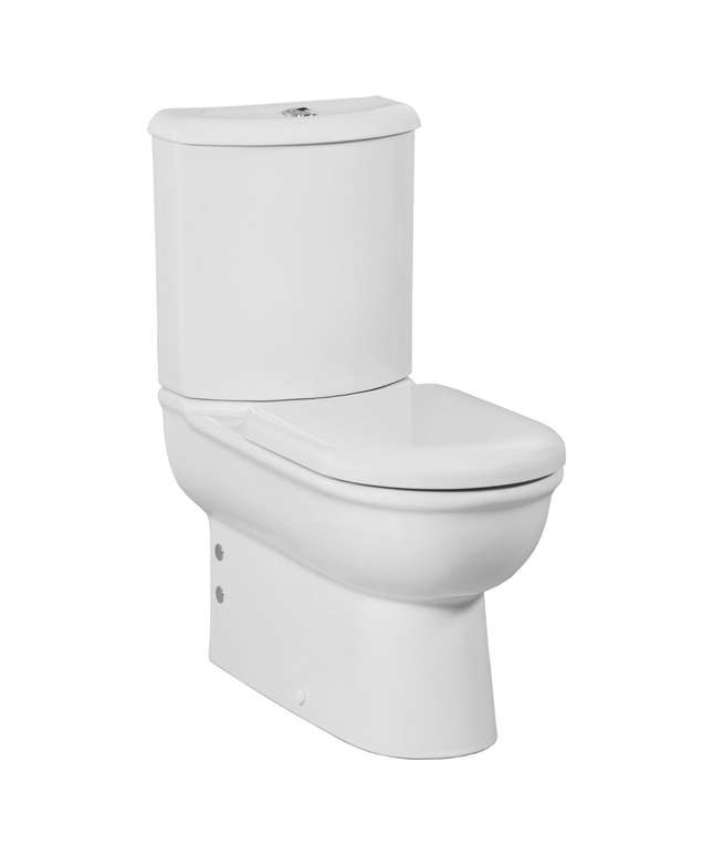 Creavit Selin staand toilet / vloertoilet – muur/onder-uitgang – wit