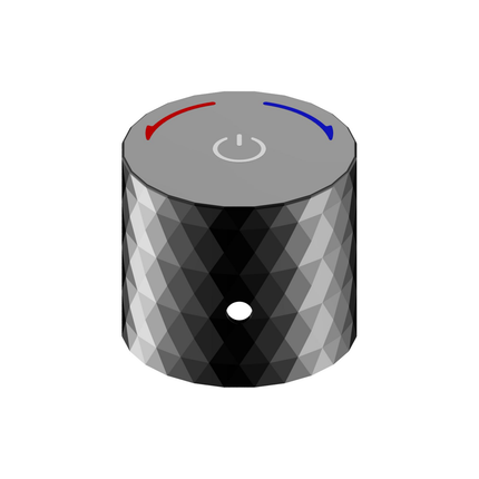 ALONI Flow drukknop opbouwkraan – Glanzend zwart