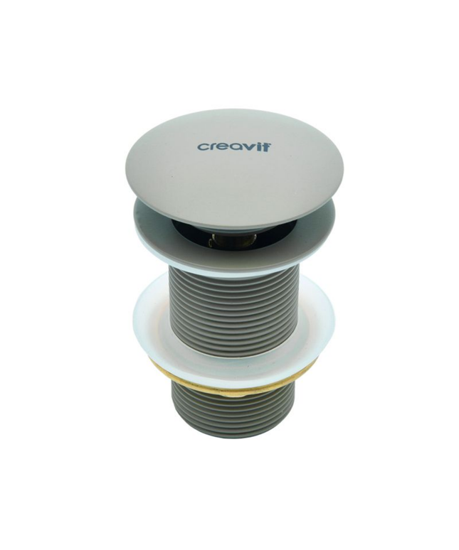 CREVIT DISCOUNT PLUG - Click Waste 5/4 " - With Landing - Cool Gray