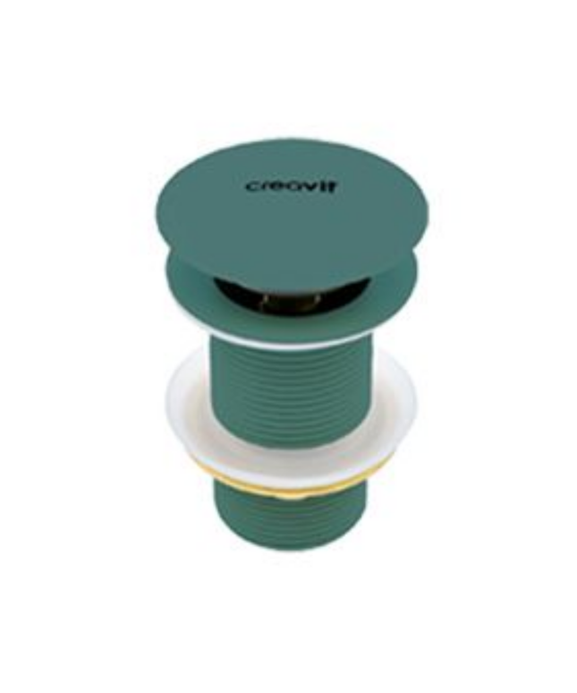 Afvoerplug – Click Waste 5/4" – Met overloop – Nijlgroen