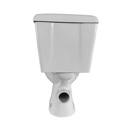 Aloni Pro duoblok / staand toilet – P-trap muuruitlaat – met reservoir – dubbele spoeling – met softclose zitting – glanzend wit