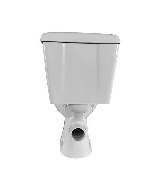 Aloni Pro duoblok / staand toilet – P-trap muuruitlaat – met reservoir – dubbele spoeling – met softclose zitting – glanzend wit