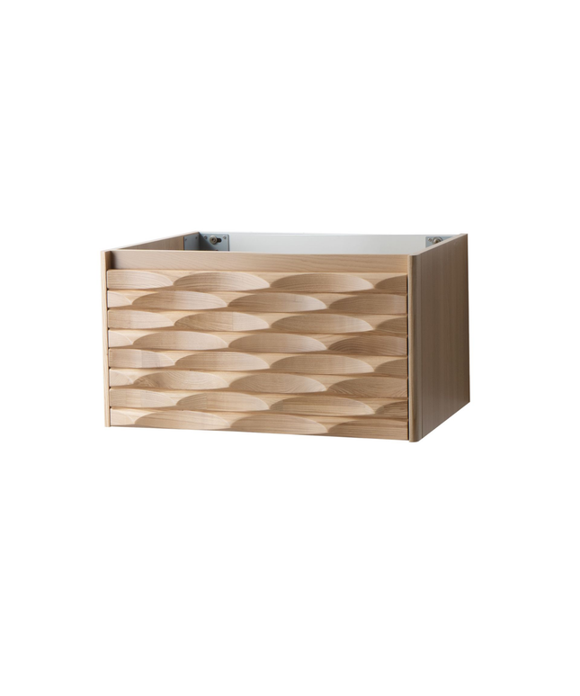 MAGNOLIA wastafelonderkast – 79x40x52 cm – Licht eiken – Greeploos & softclose