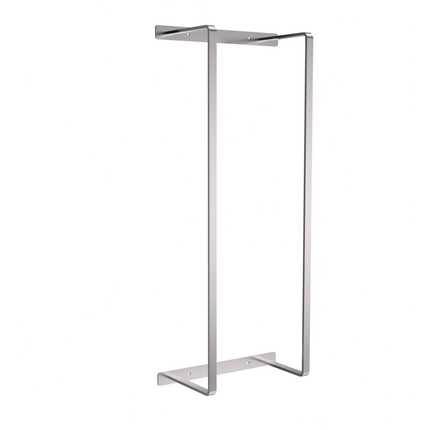 Handdoekrek – verticaal – 67×28×14 cm – geborsteld RVS