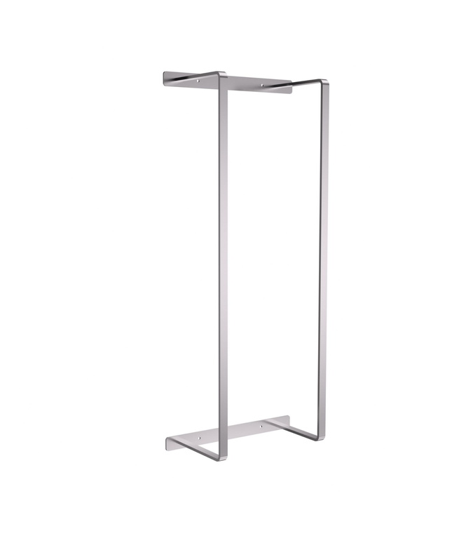Handdoekrek – verticaal – 67×28×14 cm – geborsteld RVS