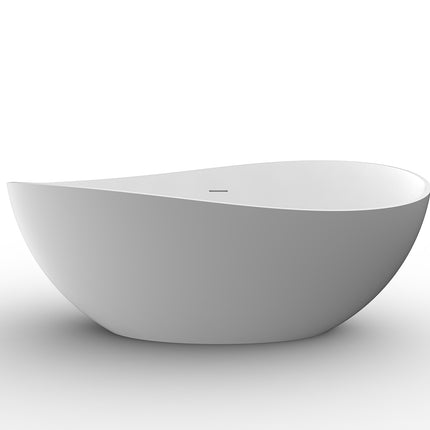 Wiesbaden Waive vrijstaand ligbad 160 x 95 cm mat wit | Schwertz & Co