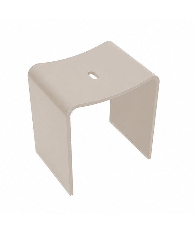 Wiesbaden Zita kruk solid surface beige | Schwertz & Co