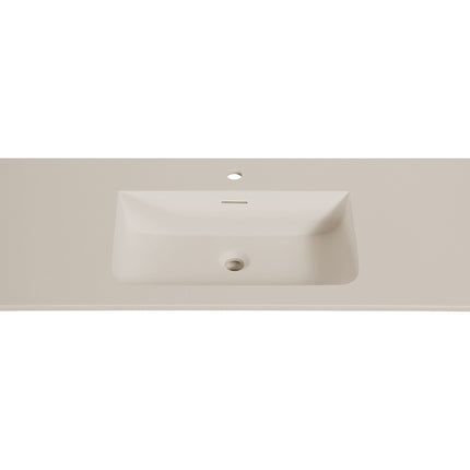 Wiesbaden Laro wastafel 120 x 48 cm beige met kraangat - detailfoto | Schwertz & Co