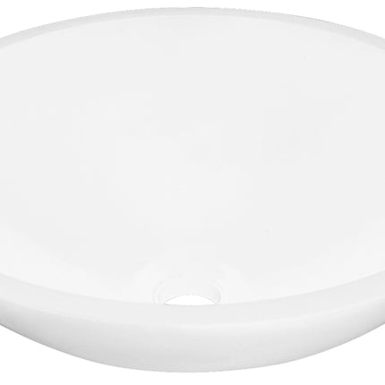 Wiesbaden Valerie waskom rond 43 cm solid surface mat wit | Schwertz & Co