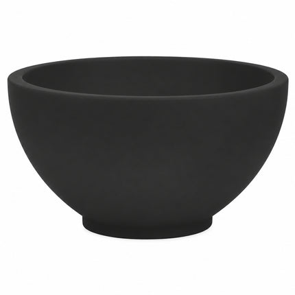 Wiesbaden Tessa opzetfontein rond 20 x 11 cm solid surface mat zwart | Schwertz & Co