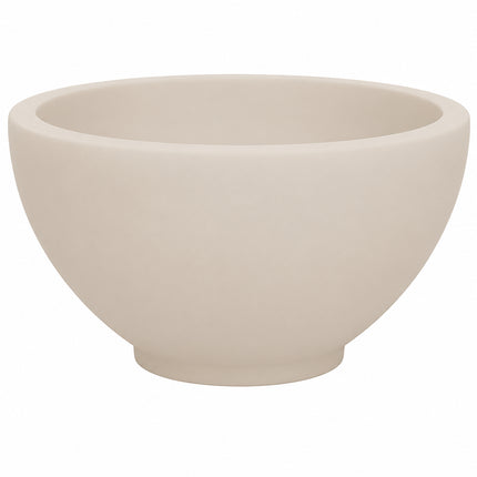 Wiesbaden Tessa opzetfontein rond 20 x 11 cm solid surface beige | Schwertz & Co