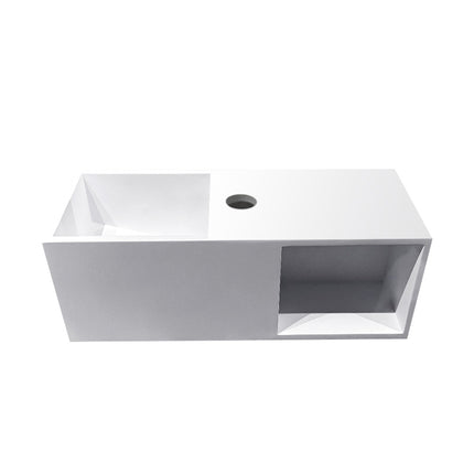 Wiesbaden Julia fontein met nis 54 x 20 x 20 cm mat wit | Schwertz & Co