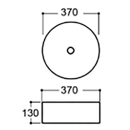 ALONI Muffly Waskom met Ribbel – 37x13 cm – Glanzend Wit