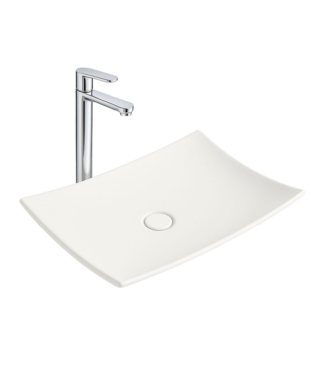 ALONI Cavon Waskom – 60x40x12 cm – Glanzend Wit