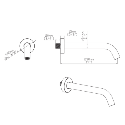 ALONI Uniforma baduitloop – inkortbaar – chroom