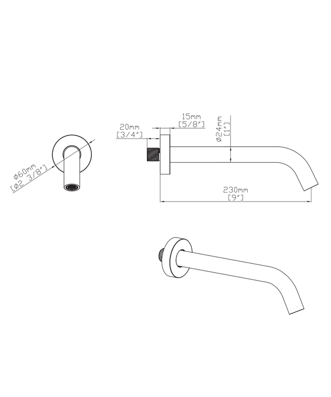 ALONI Uniforma baduitloop – inkortbaar – chroom