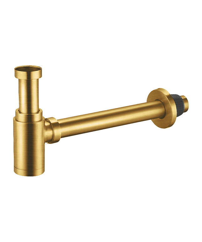 ALONI design wastafelsifon 5/4 – 33 cm – Geborsteld goud (PVD)