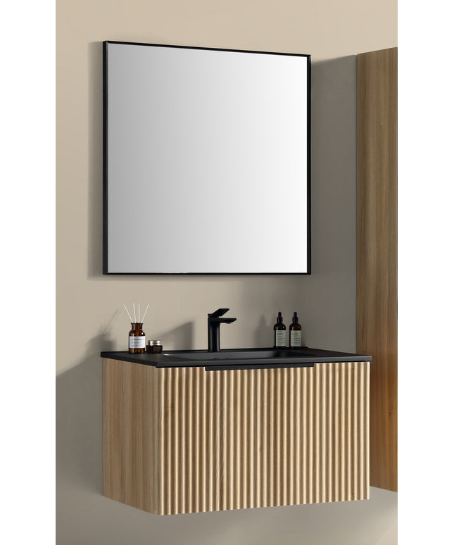 Xellanz Ribbella badmeubel compleet 100 cm naturel eik - detailfoto 1 | Schwertz & Co