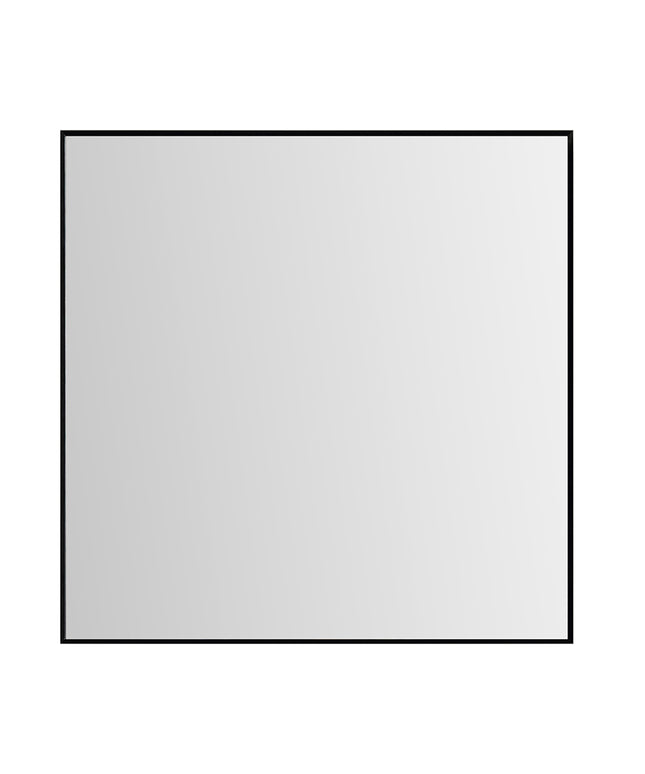 Xellanz Ribbella spiegel met frame 80 cm mat zwart | Schwertz & Co