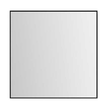Xellanz Ribbella badkamerspiegel met frame 100 cm mat zwart | Schwertz & Co