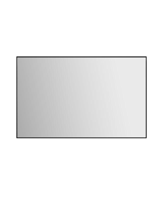 Xellanz Ribbella badkamerspiegel met frame 120 cm mat zwart | Schwertz & Co