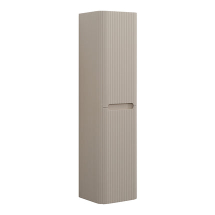 Wiesbaden Sulora kolomkast mat beige - detailfoto ribbels | Schwertz & Co
