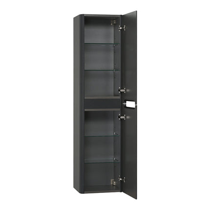 Wiesbaden Sulora kolomkast mat zwart - detailfoto indeling | Schwertz & Co