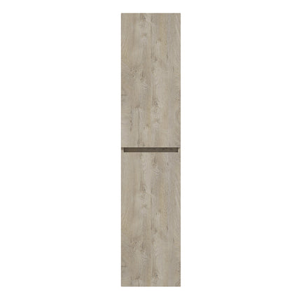 Wiesbaden Alvara kolomkast 160 x 35 x 35 cm grijs eiken - sfeerfoto | Schwertz & Co