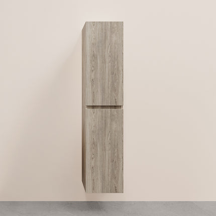 Wiesbaden Alvara kolomkast 160 x 35 x 35 cm grijs eiken | Schwertz & Co