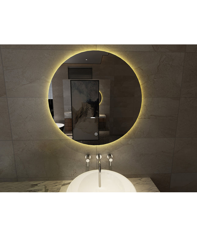 Xellanz Giro ronde badkamerspiegel met LED 60 cm - sfeerfoto | Schwertz & Co