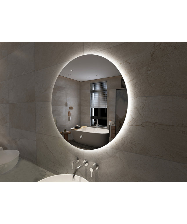 Xellanz Giro ronde spiegel met spiegelverwarming 120 cm - detailfoto | Schwertz & Co