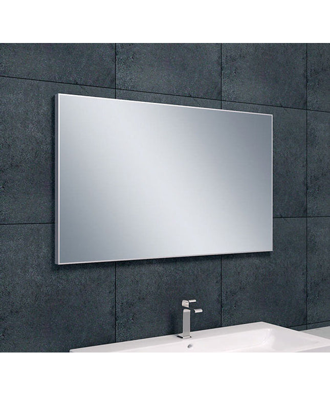 Xellanz Serra spiegel met lijst 100 x 60 cm aluminium | Schwertz & Co