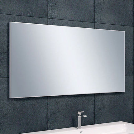 Xellanz Serra spiegel met lijst 120 x 60 cm aluminium | Schwertz & Co
