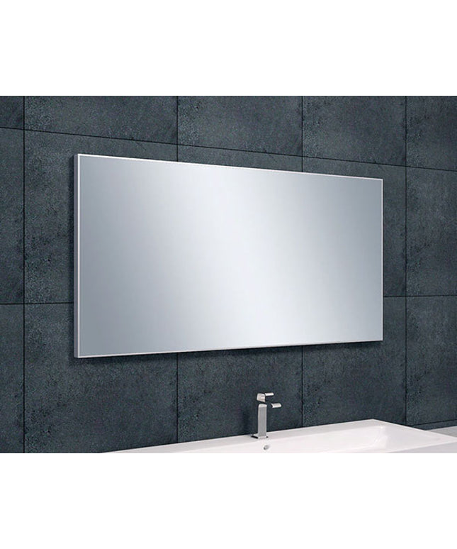 Xellanz Serra spiegel met lijst 120 x 60 cm aluminium | Schwertz & Co