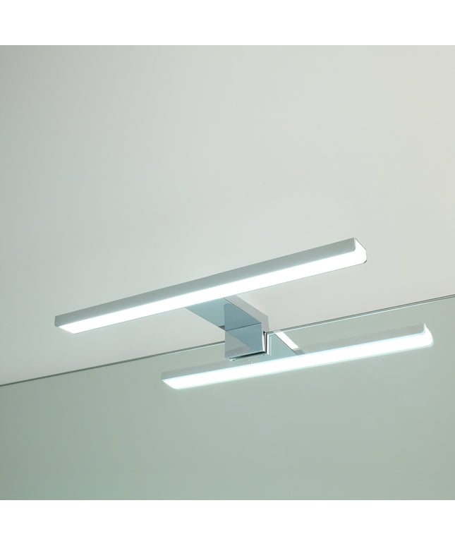 Wiesbaden Tigris badkamer ledverlichting 30 cm chroom - sfeerfoto | Schwertz & Co