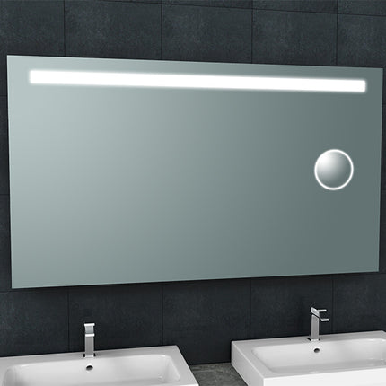 Wiesbaden Tigris spiegel met LED en scheerspiegel 140 x 80 cm | Schwertz & Co