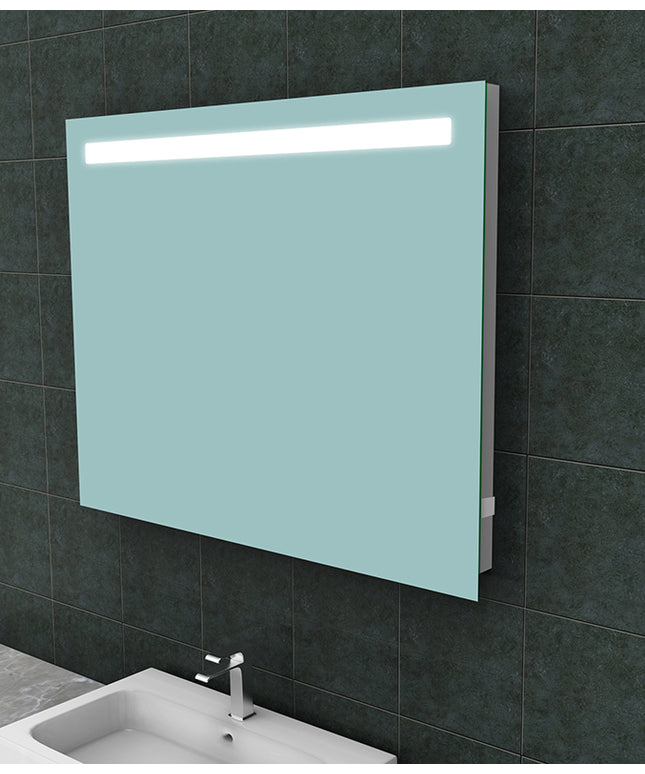 Wiesbaden Tigris badkamerspiegel met LED en stopcontact 100 x 80 cm | Schwertz & Co