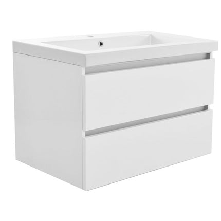 Wiesbaden Vision wastafelonderkast 80 x 46 cm glans wit - sfeerfoto | Schwertz & Co