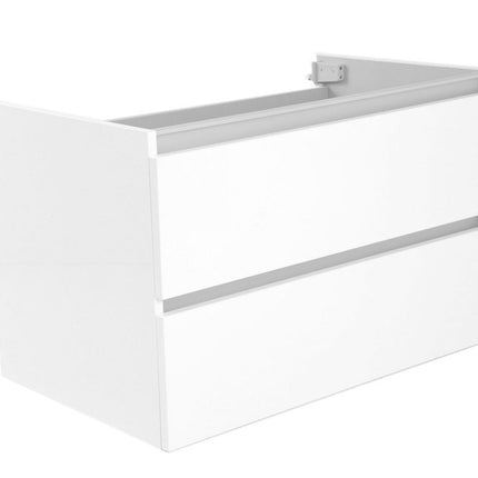 Wiesbaden Vision wastafelonderkast 2 laden 80 x 46 cm glans wit | Schwertz & Co