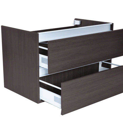 Wiesbaden Vision wastafelonderkast 80 x 46 cm houtnerf grijs - detailfoto laden | Schwertz & Co