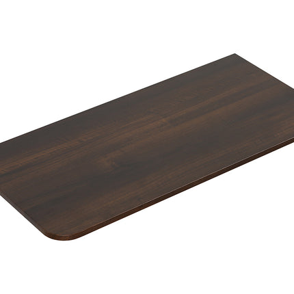 Wiesbaden Sulora topblad afgeronde hoeken 120 x 48 cm walnoot | Schwertz & Co