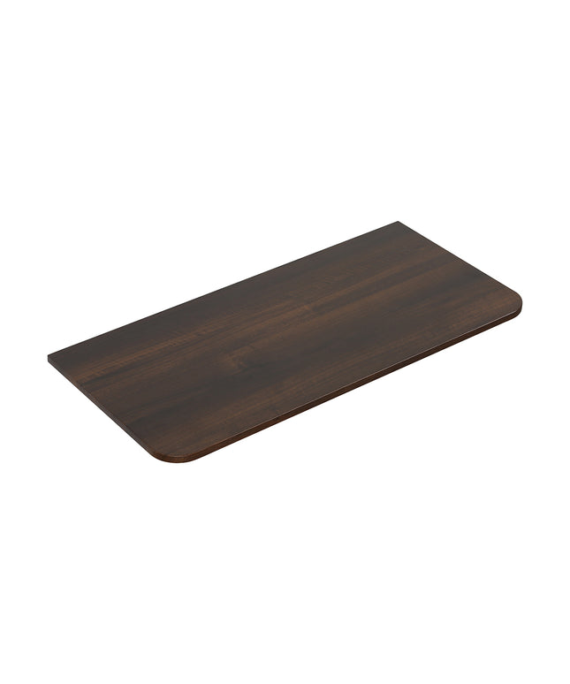 Wiesbaden Sulora topblad afgeronde hoeken 120 x 48 cm walnoot | Schwertz & Co