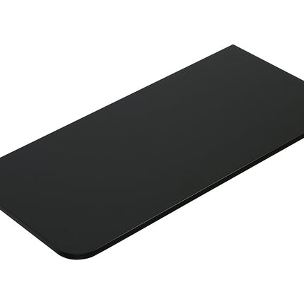 Wiesbaden Sulora topblad afgeronde hoeken 120 x 48 cm mat zwart | Schwertz & Co