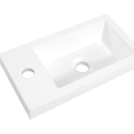 Xellanz Zenti fontein 40 x 22 x 5 cm kunstmarmer glans wit | Schwertz & Co