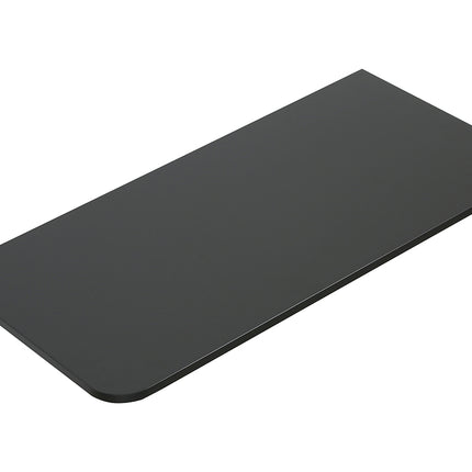 Wiesbaden Novira topblad afgeronde hoeken 100 x 48 cm mat zwart | Schwertz & Co
