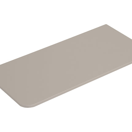 Wiesbaden Sulora topblad afgeronde hoeken 120 x 48 cm mat beige | Schwertz & Co