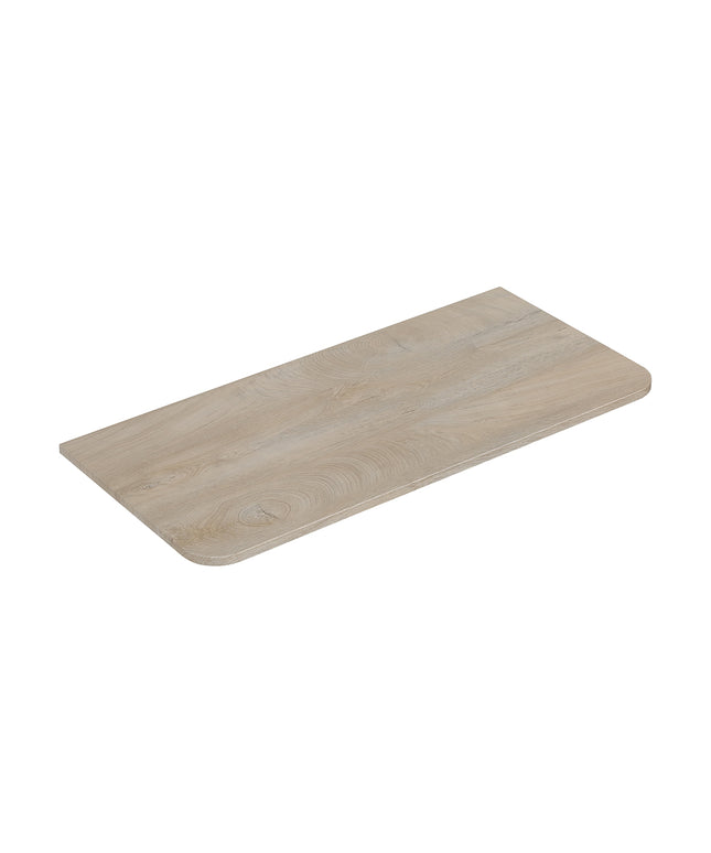 Wiesbaden Sulora topblad afgeronde hoeken 120 x 48 cm licht eiken | Schwertz & Co