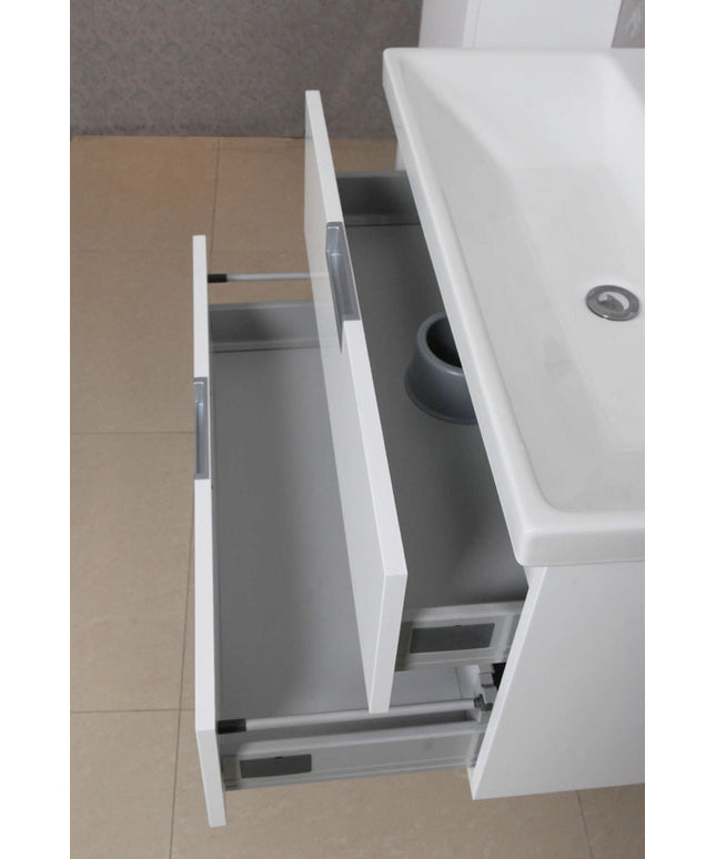 Xellanz badmeubelset 80 cm glans wit - detailfoto 3 | Schwertz & Co
