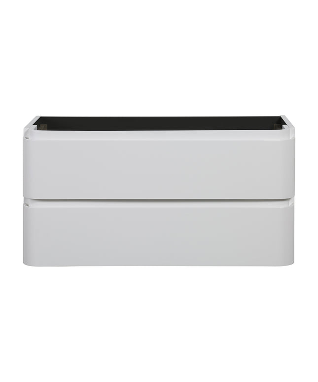 Wiesbaden Novira onderkast 100 x 48 cm mat wit - sfeerfoto badkamer | Schwertz & Co
