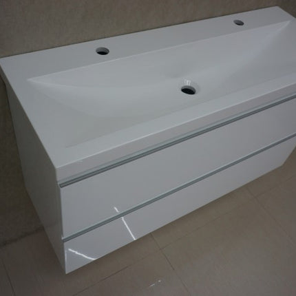 Wiesbaden Shall onderkast 100 x 36 cm glans wit - sfeerfoto | Schwertz & Co